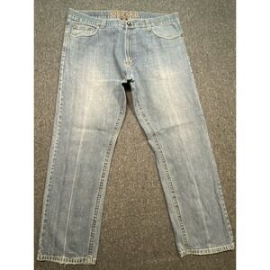 Blue Gear Y2K Skater Blue Jeans Men's 44x32 Casual Comfort Outdoors Denim